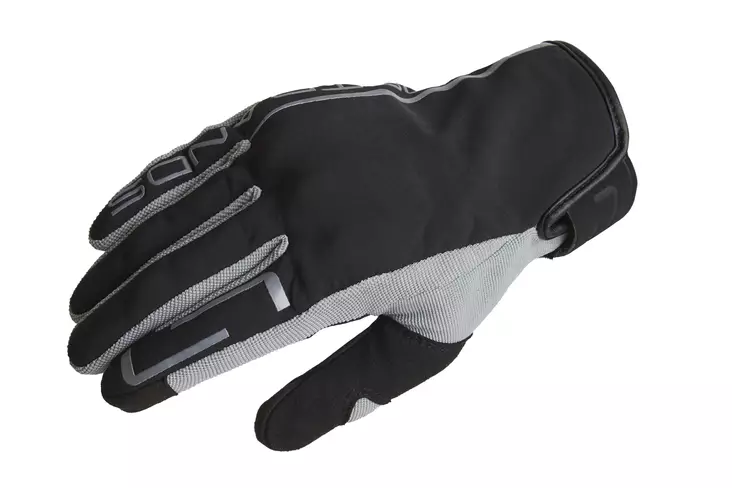 Lindstrands Hanska Eke Musta/harmaa - Lyhyet moottoripyörähanskat - D370882 - 1