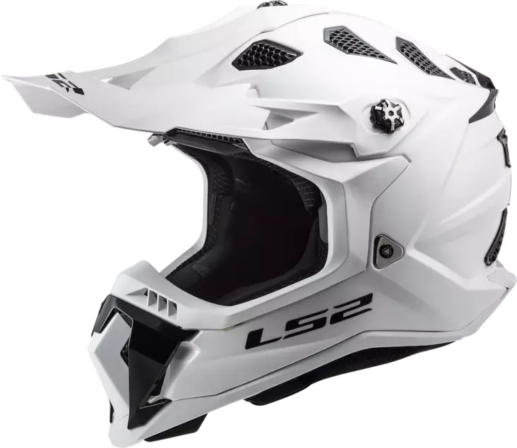 LS2 Kypärä MX700 Subverter Solid White - Offroad-kypärät - D380962 - 1