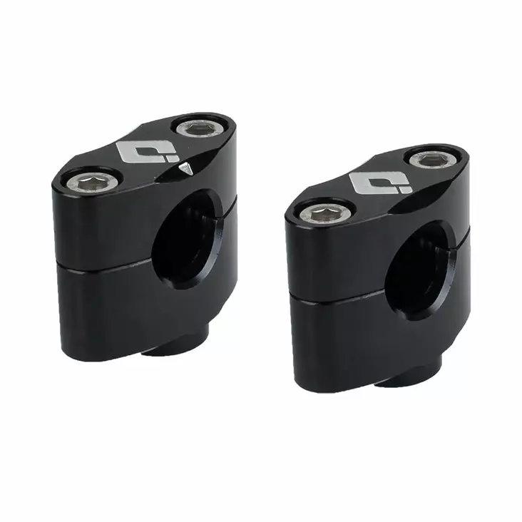 ODI PEE-WEE BAR MOUNTS MACHINED - 5/8" BLACK - Moottoripyörän ohjaustangon kiinnikkeet - D510072 - 1