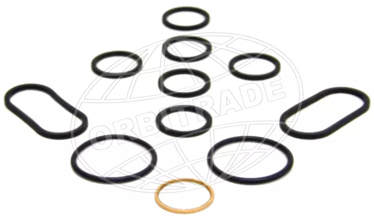 Orbitrade, gasket set - Öljyjäähdyttäjän tiivisteet - D158902 - 1
