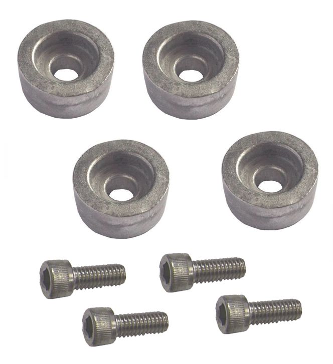 Anodi alumiini Suzuki/J/E (4-pakk.) - Anodit Johnson/Evinrude - D370192 - 1