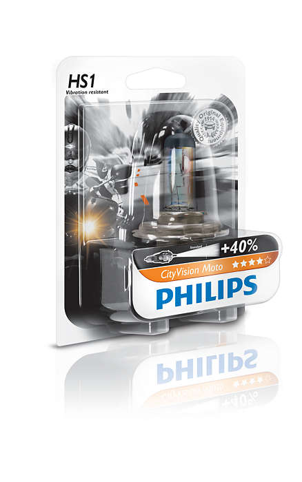 Philips Polttimo HS1 CityVision Moto 12V/35/35W/PX43t - Polttimot - D119462 - 1