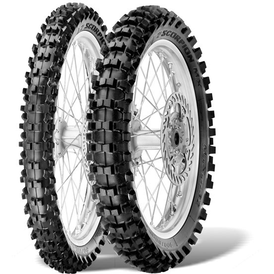 Pirelli Scorpion MX32 Mid Soft 70/100-17 NHS 40M Fr - Renkaat, Crossi - D455902 - 1