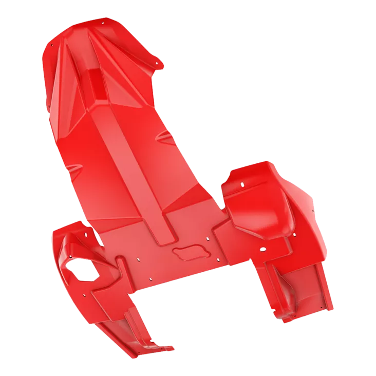 POHJAPANSSARI PUNAINEN RADIEN X 400MM - Lynx Pohjapanssarit, suojat & tarvikkeet - 116352 - 1