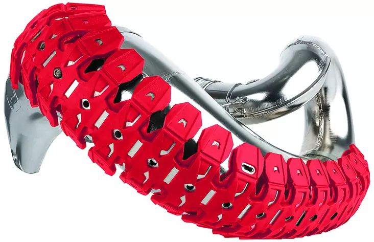 Polisport Armadillo pipe guard Red (13) - Moottoripyörän äänenvaimentimen varaosat - D344122 - 1