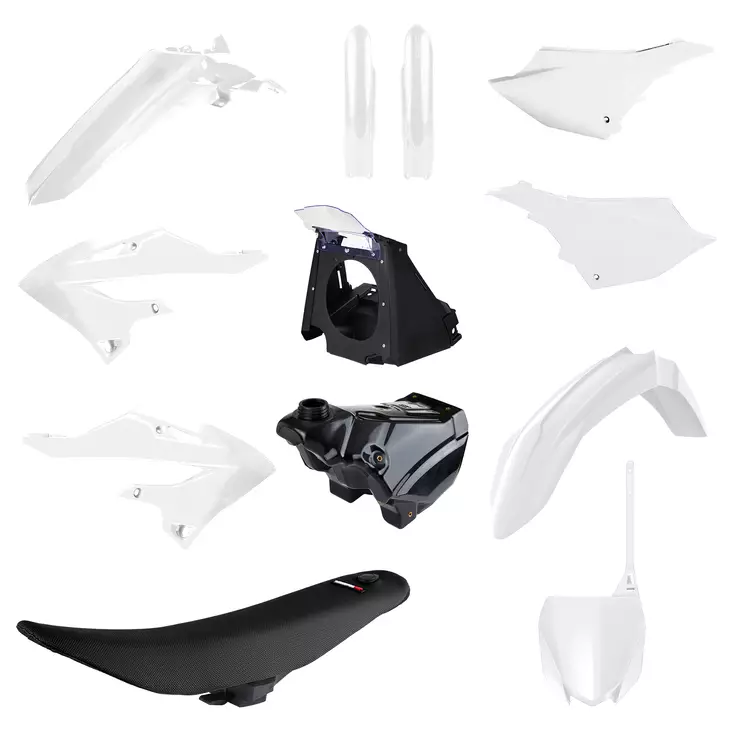 Polisport Complete Restyle Kit YZ125/250 02-21 22 style White - Moottoripyörän muovisarjat - D501402 - 1