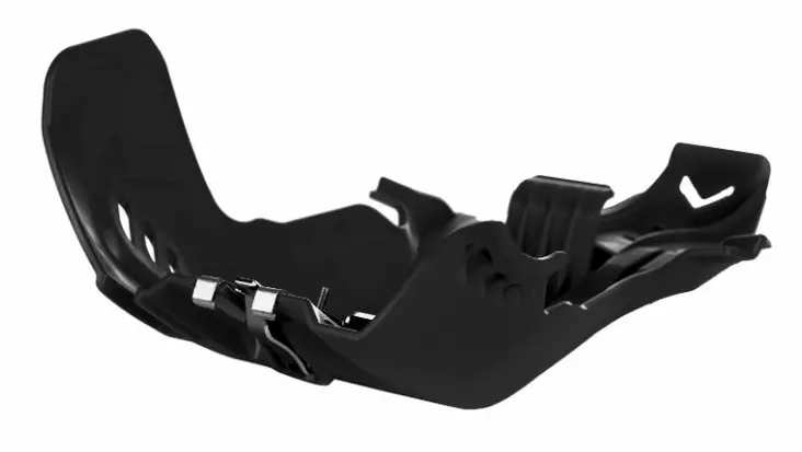 Polisport Fortress W/Link SX/TC250 TE250/300 (17-18) Black (6) - Moottoripyörän pohjapanssarit - D400322 - 1