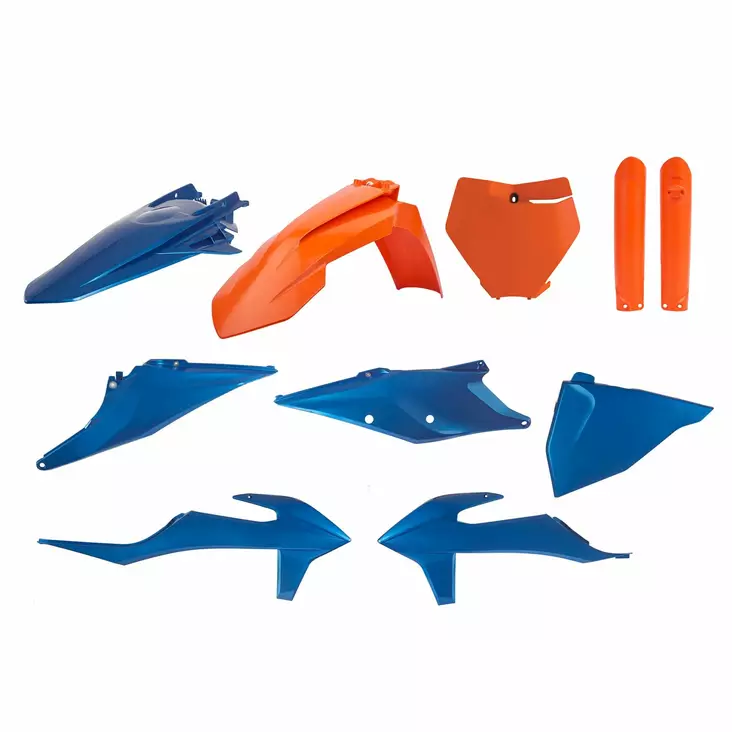 Polisport full kit KTM SX/SXF(19-22) BLUE/ORANGE (1) - Moottoripyörän muovisarjat - D400442 - 1