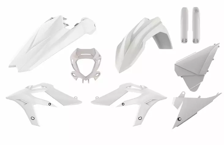 Polisport Full kit X-TRAINER (20-22) White (1) - Moottoripyörän muovisarjat - D400452 - 1