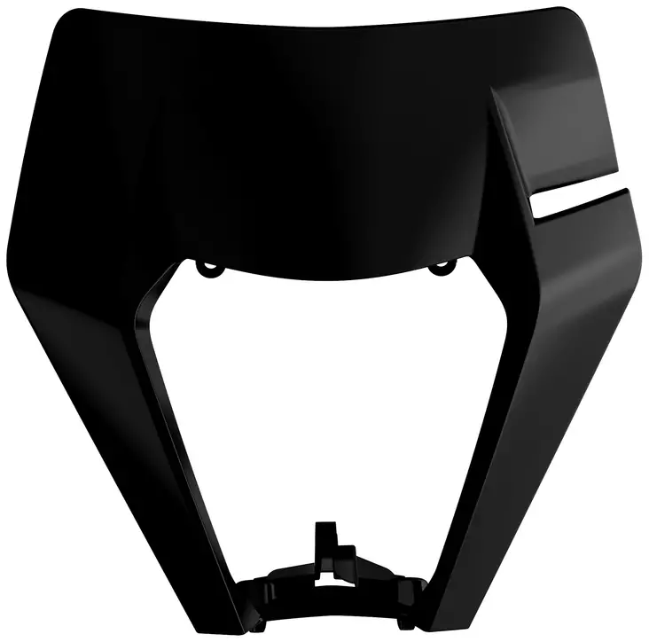 Polisport Headlight mask KTM EXC/EXC-F/XC-W/XCF-W (17-19) black (12) - Moottoripyörän valomaskit - D345392 - 1