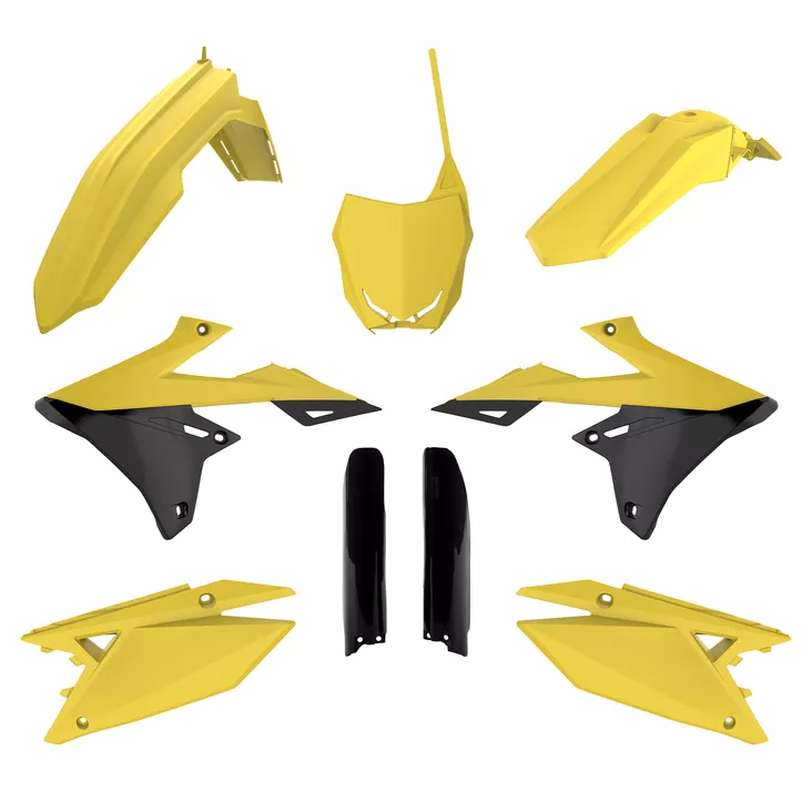 Polisport plastic kit RM-Z450 18-.. RMZ250 19-.. 26OEM (1) - Moottoripyörän muovisarjat - D540852 - 1