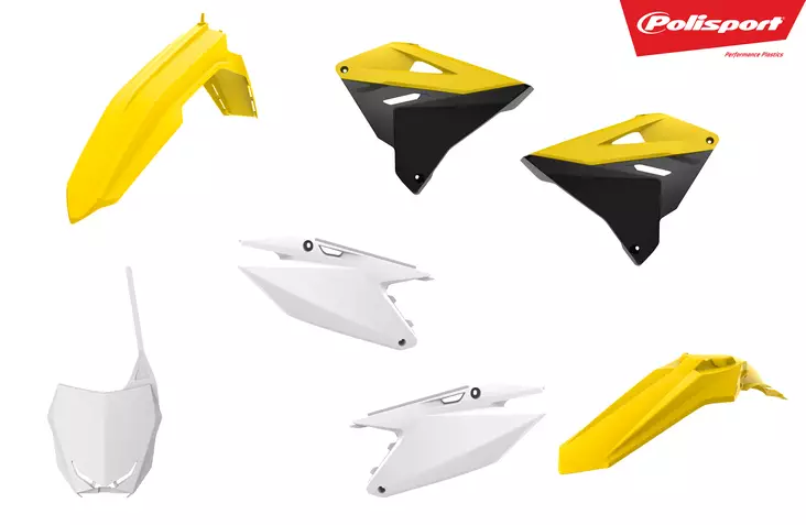 Polisport plastic kit Suzuki RM125/250 (01-08) Restyling 19 style OEM (1) - Moottoripyörän muovisarjat - D289752 - 1