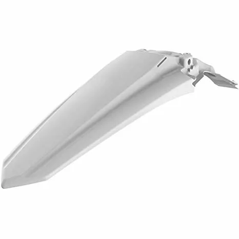 Polisport rear fender KX250F 21-24 KX450F 19-23 White (6) - Moottoripyörän lokasuojat - D345542 - 1