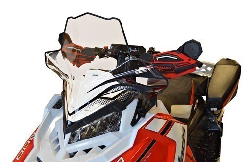 Powermadd Tuulilasi Polaris Axys Keskikorkea 18.5" - Moottorikelkan tuulilasit - D500062 - 1