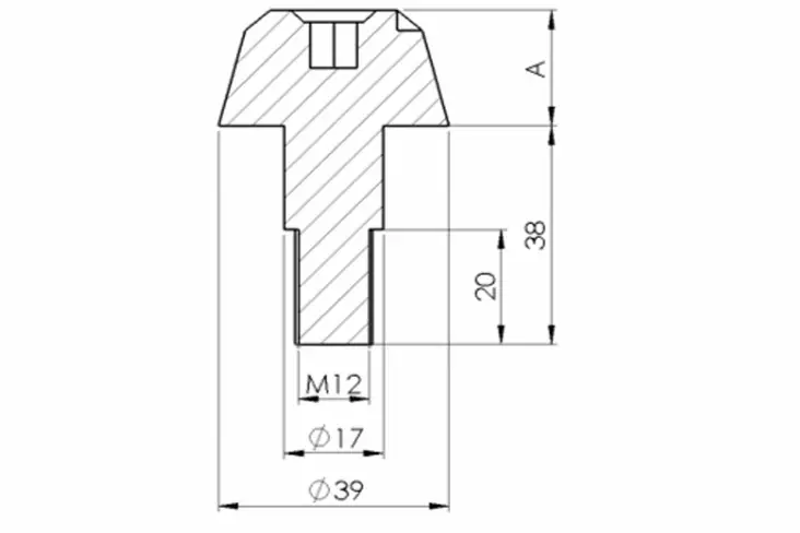 Puig Bar End Aluminum Large Bmw/Suzuki C/Black - Moottoripyörän ohjaustangot päät - D299622 - 1