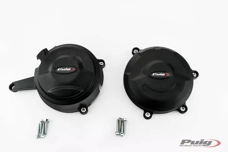 Puig Engine Protective Cover Ducati 1199 Panigale C/Bla - Moottoripyörän moottorin suojakopat - D337082 - 1