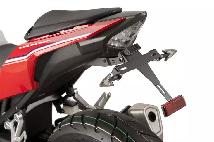 Puig License Support Honda Cb500F/Cbr500R 16'-18' C/Bla - Moottoripyörän kilven kiinnikket - D301712 - 1
