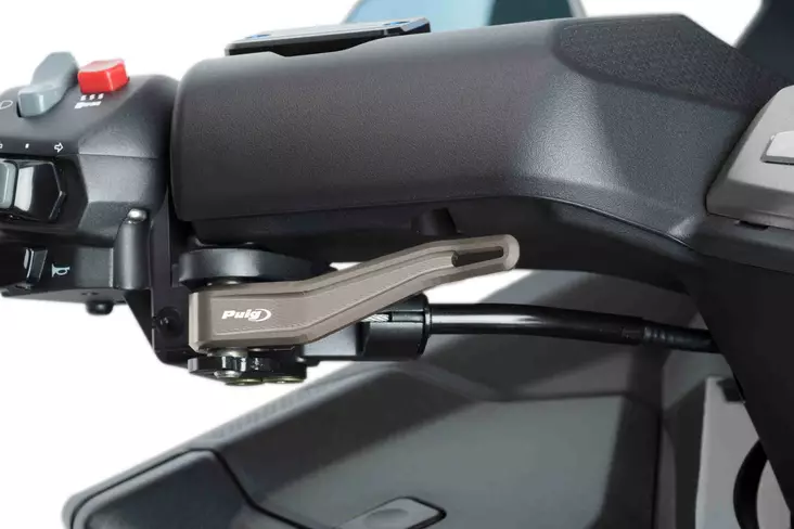 Puig Parking Brake Lever Kymco Ak550 17' C/Silver - Moottoripyörän vivut ja vivunrungot - D302722 - 1