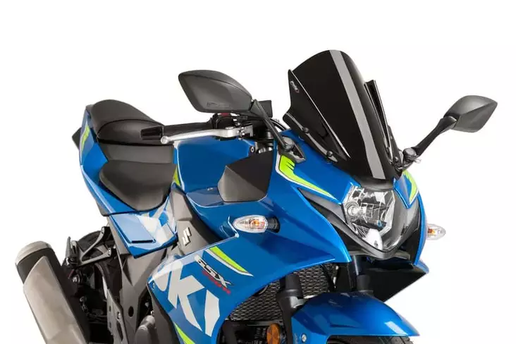 Puig Racing Screen Suzuki Gsx-R250 17-21'C/Black - Moottoripyörän tuulisuojat - D303002 - 1