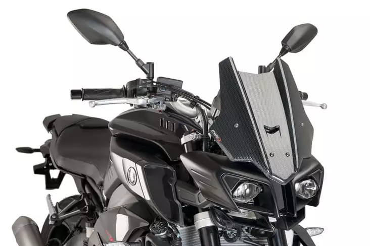 Puig Racing Screen Yamaha Mt-10 16-21'/Mt-10 Sp 17-21'' - Moottoripyörän tuulisuojat - D301832 - 1