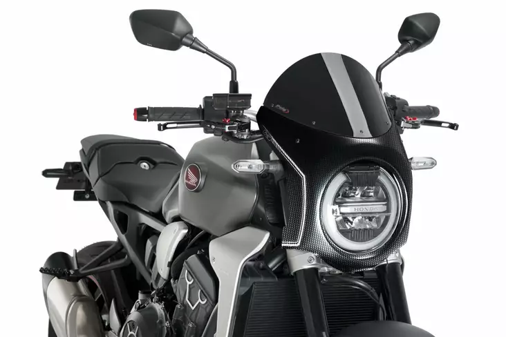Puig Semifairing C/Simil Carbono Honda Cb1000R Neo Spo - Moottoripyörän katteet & tuulenohjaimet - D337862 - 1
