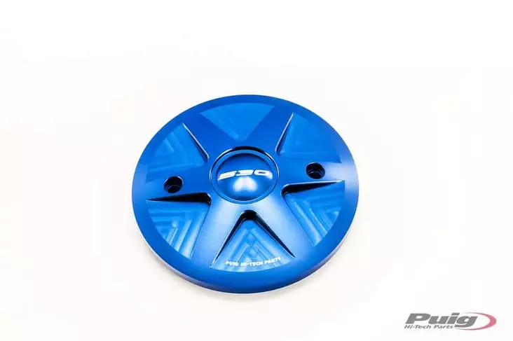 Puig Sump Clutch Cover T-Max 530 12-16'C/Blue - Moottoripyörän moottorin suojakopat - D301572 - 1