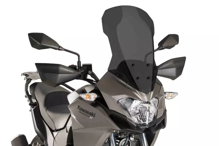 Puig Touring Screen Kawasaki Versys-X 300 17-18'C/Dark - Moottoripyörän tuulisuojat - D302972 - 1