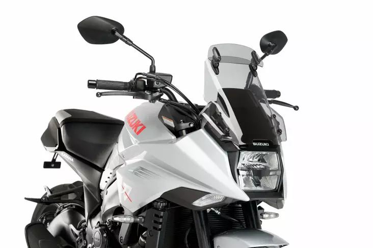 Puig Touring Screen W/Visor Suzuki Katana 19' C/Smoke - Moottoripyörän tuulisuojat - D338082 - 1