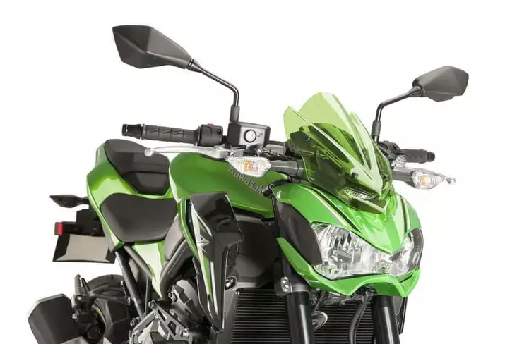 Puig Windshield. N.G. Sport Kawasaki Z900 17-18'C/Green - Moottoripyörän tuulisuojat - D302932 - 1