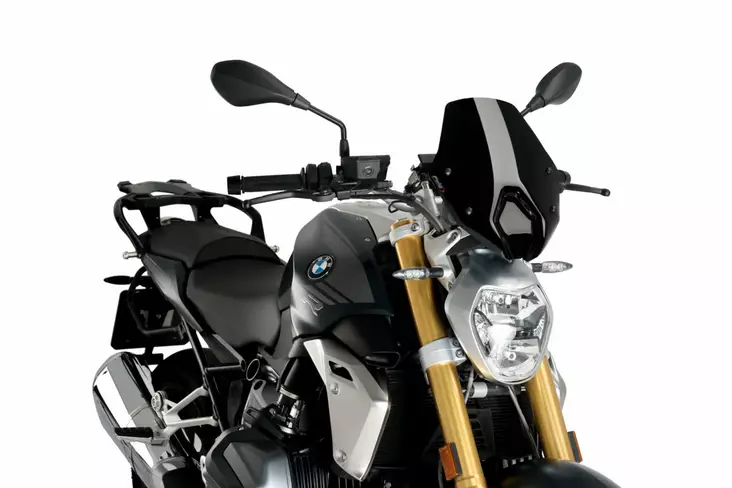 Puig Windshield New Generation Bmw R1250R 19'- C/Black - Moottoripyörän tuulisuojat - D338222 - 1