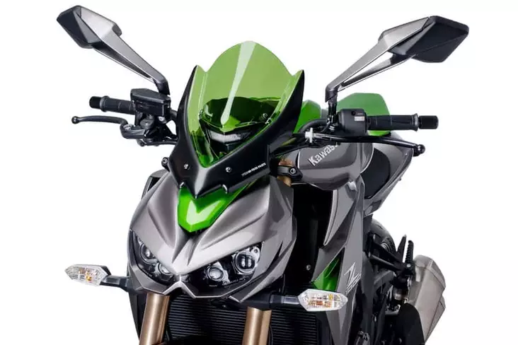 Puig Windshield New Generation Touring Z1000 14'-20' C/Green - Moottoripyörän tuulisuojat - D300852 - 1