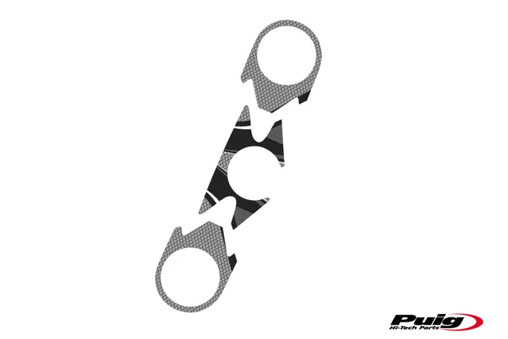 Puig Yoke Protector Kawasaki Zx6R 07-08 C/Grey - Moottoripyörän kaatumatapit - D300292 - 1