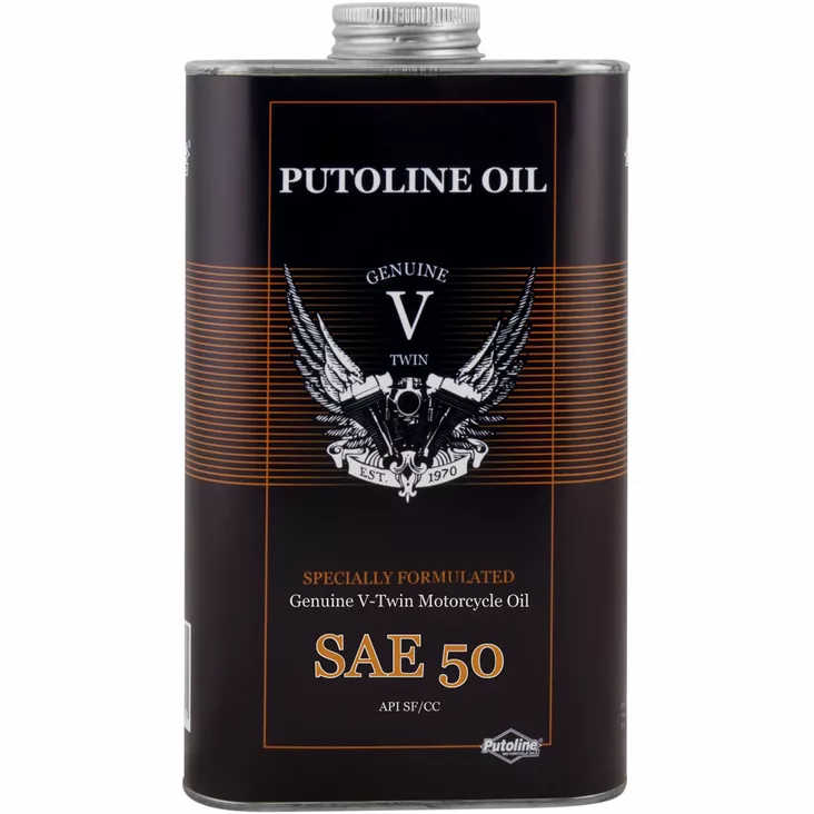 Putoline Genuine V-Twin SAE 50- 1L (6) - Vaihteistoöljyt - D546312 - 1