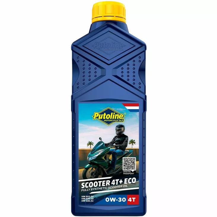 Putoline Scooter 4T+ ECO 0W-30- 1L (12) - 4-tahtiöljyt - D546342 - 1