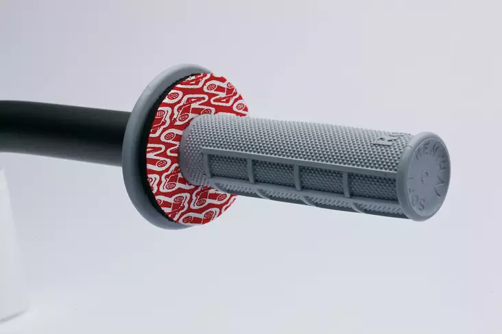 Renthal Grip Donutz Punainen (2pcs) - Moottoripyörän kahvakumit - D446292 - 1
