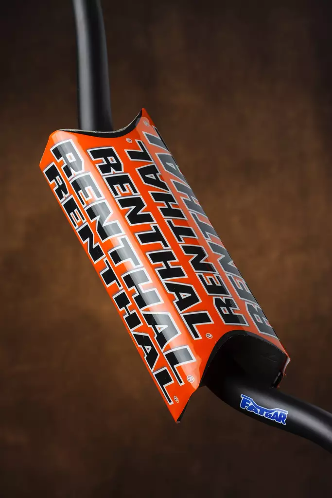 Renthal Team Issue Fatbar Pehmuste Oranssi - Moottoripyörän ohjaustangon pehmusteet - D446332 - 1