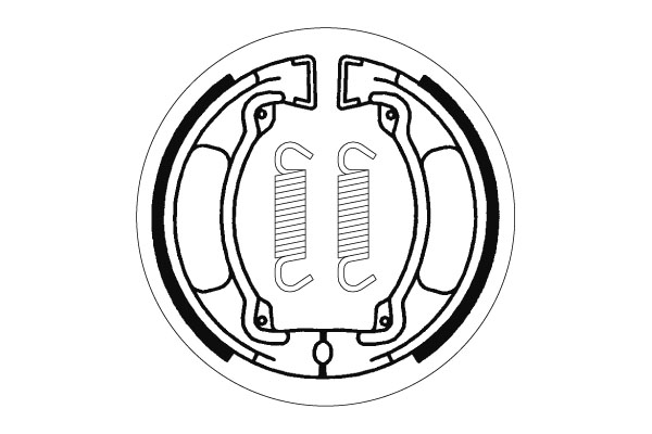Sbs Jarrukengät - Moottoripyörän jarrukengät - D2392 - 1