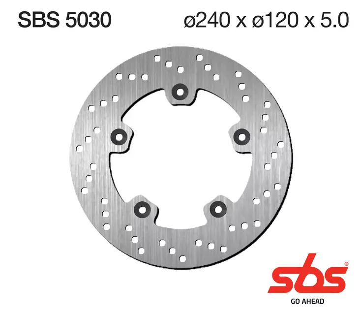 Sbs Jarrulevy Standard - Moottoripyörän jarrulevyt - D241662 - 1
