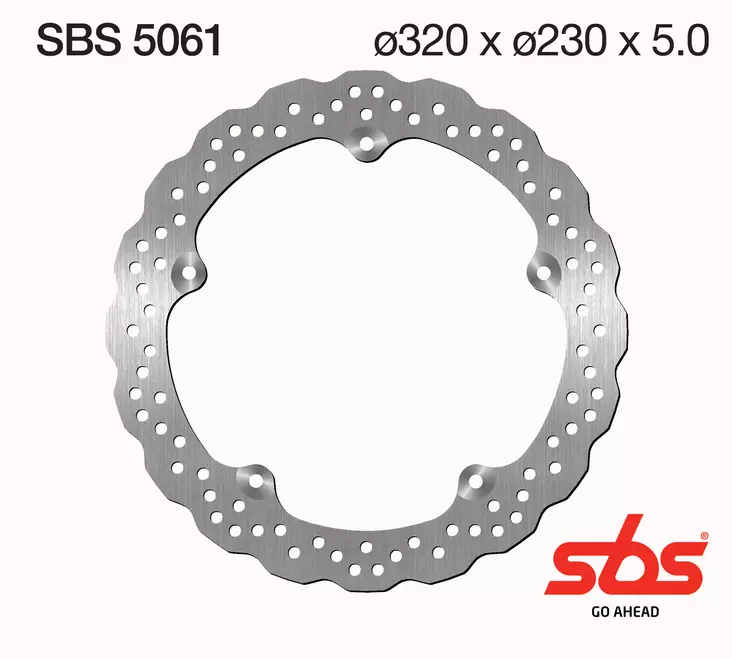 Sbs Jarrulevy Standard - Moottoripyörän jarrulevyt - D241692 - 1
