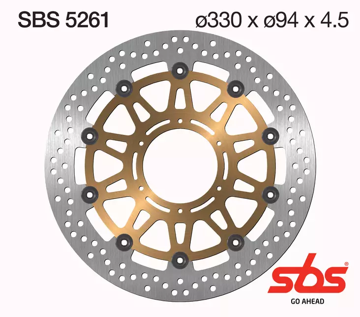 Sbs Jarrulevy Standard - Moottoripyörän jarrulevyt - D241862 - 1