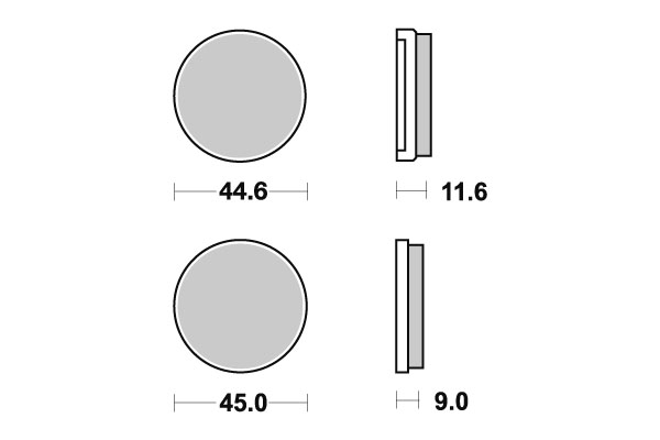 Sbs Jarrupalat Ceramic - Moottoripyörän jarrupalat - D220792 - 1