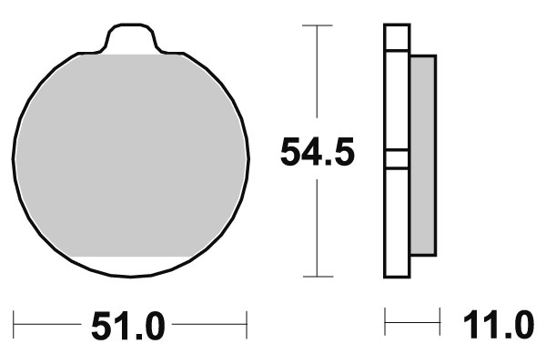 Sbs Jarrupalat Ceramic - Moottoripyörän jarrupalat - D2492 - 1