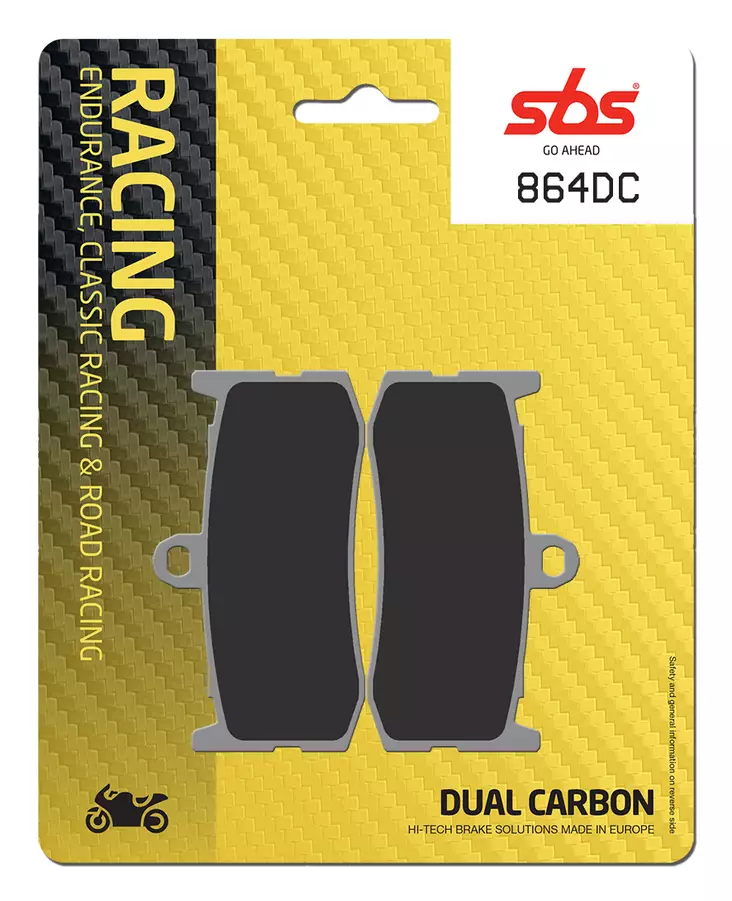 Sbs Jarrupalat Dual Carbon - Moottoripyörän jarrupalat - D85472 - 1