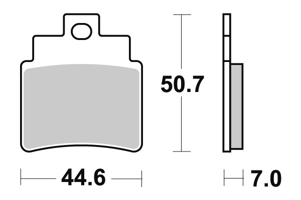 Sbs Jarrupalat Sintered Offroad - Moottoripyörän jarrupalat - D65812 - 1
