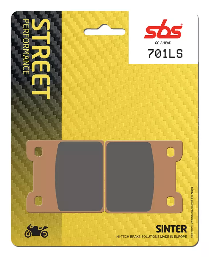 Sbs Jarrupalat Sintered Taakse - Moottoripyörän jarrupalat - D2732 - 1