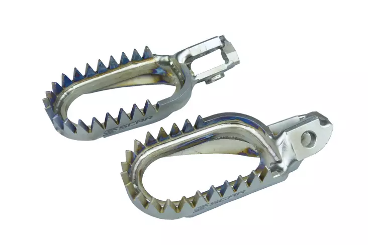 Scar Titanium Footpegs Anti mud - BETA 20-22 - Moottoripyörän jalkatapit - D480182 - 1