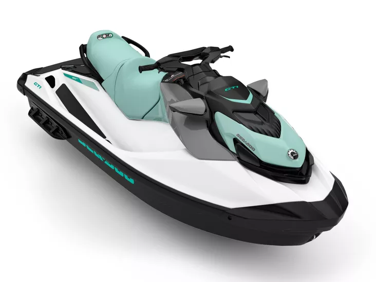SEA-DOO 25 GTI 130 WHITE/ NEO MINT - Sea-Doo Recreation 2025 - 138702 - 1