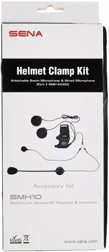 Sena Helmet Clamp Kit - Attachable Boom mic & Wired mic - Lisätarvikkeet, Kypäräpuhelimet - D482492 - 1