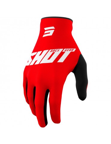 SHOT Hanskat Burst Punainen - Ajohanskat Offroad - D407782 - 1