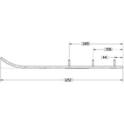 Sno-X Defender Ohjausrauta pari - Moottorikelkan ohjausraudat - D10782 - 1
